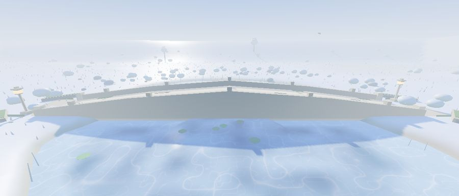 结冰的湖面